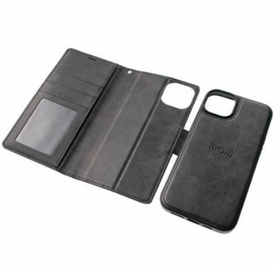 iPhone 16 Plus 6.7 hanman 2 in 1 detachable magnetic wallet case (MagSafe)
