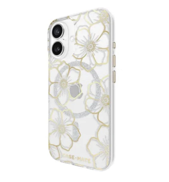 iPhone 16 Case-Mate Floral Gems MagSafe Case