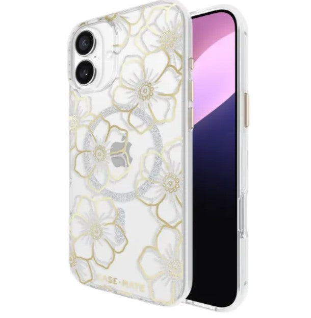 iPhone 16 Max Case-Mate Floral Gems MagSafe Case
