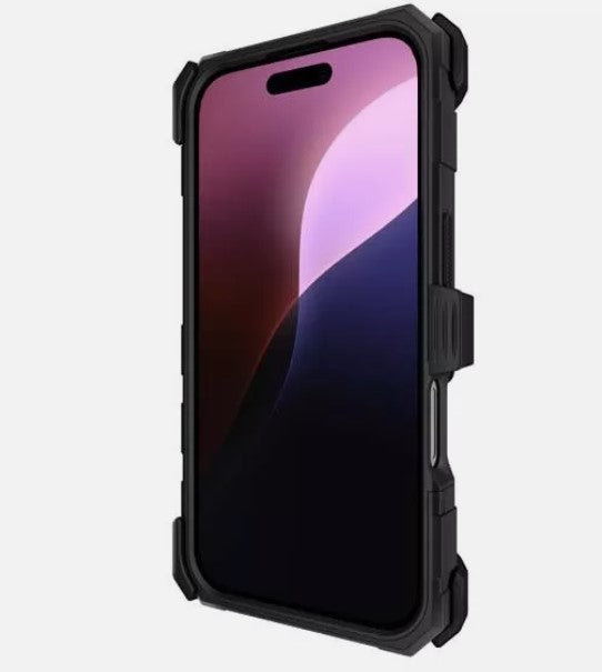 iPhone 16 Pelican Shield MagSafe Case with Holster - Carbon Fibre