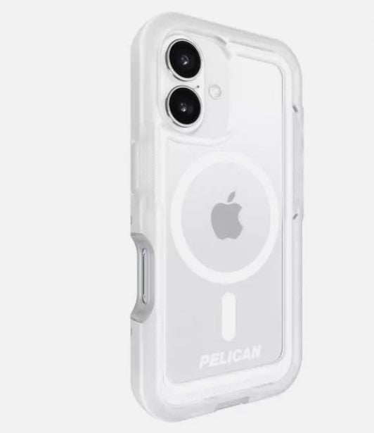 iPhone 16 Pelican Voyager MagSafe Case with Holster Clear