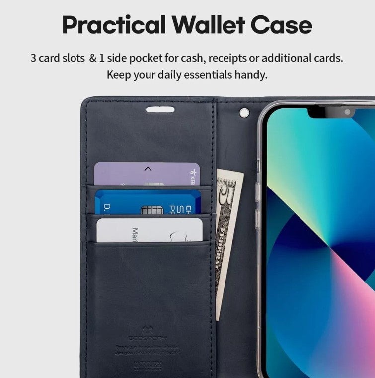 iPhone 16 Pro Goospery Bluemoon Wallet Case