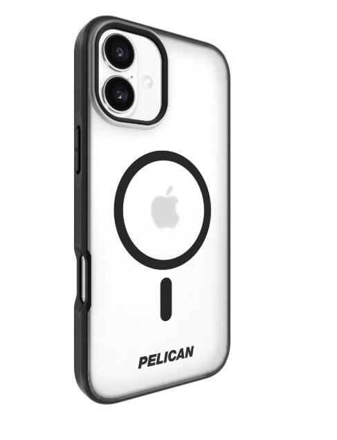 iPhone 16 Pelican Ranger Mag Safe Case Clear/Black Frosted