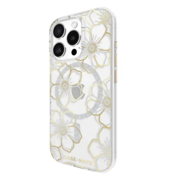 iPhone 16 Pro Max Case-Mate Floral Gems MagSafe Case