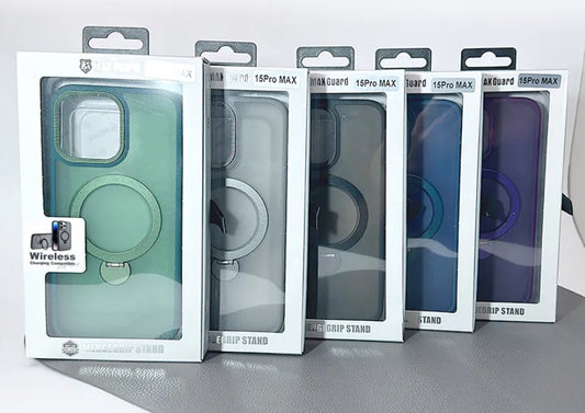 iPhone 15 Pro max 6.7 Maxguard Mergegrip Stand Case (MagSafe)
