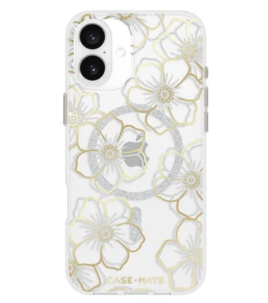 iPhone 16 Max Case-Mate Floral Gems MagSafe Case