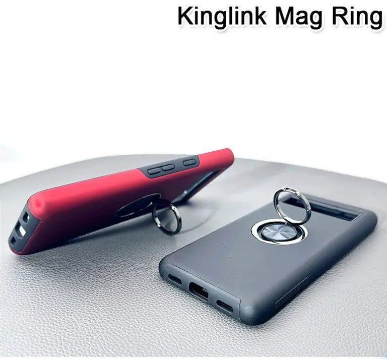 GOOGLE PIXEL 9a Kinglink mag ring with kickstand black