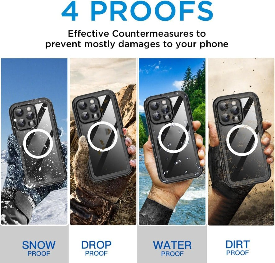 iPhone 16 Pro Max Waterproof Case (Magsafe)